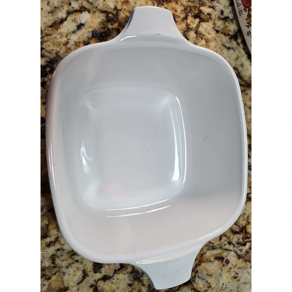 2 Corning Ware Lechalote Casserole  1qt A-1-B Without Lid, P-43-B w/o Lid